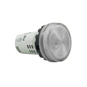 Đèn báo Idec phẳng, bóng Led loại Unibody, 24V AC/DC, Ø22, Trắng, YW1P-1UQ4W